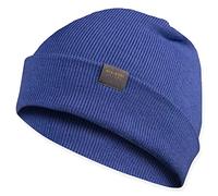 MERIWOOL Beanie for Men and Women - Merino Wool Blend Ribbed Knit Winter Hat, Periwinkle, One size