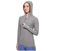 MERIWOOL Women Base Layer Hoodie Lightweight Merino Wool Long Sleeve Thermal