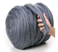 MeriWoolArt 100% Merino Wool, 4-5 cm Wool Yarn for Wet Felting and Needle Felting, DIY Thick Soft Wool Blanket, Chunky Knitting Wool