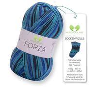MeriWoolArt Sock Yarn, 75% Virgin Wool, 25% Polyamide, 420m, 100g, 4-Ply Merino Wool for Knitting (VARIEGATED-2507)