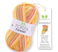MeriWoolArt Sock Yarn, 75% Virgin Wool, 25% Polyamide, 420m, 100g, 4-Ply Merino Wool for Knitting (VARIEGATED-2704)