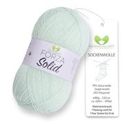 MeriWoolArt Sock Yarn, 75% Virgin Wool Superwash, 100g/420m, Purple, 4-Ply for Socks and Sweaters (Aquamarine-4631)