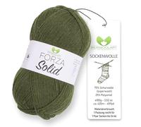 MeriWoolArt Sock Yarn, 75% Virgin Wool Superwash, 100g/420m, Purple, 4-Ply for Socks and Sweaters (Green-4626)