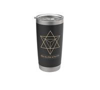 Merkaba-Field Witchcraft Gift idea Gothic, Sacred Geometry Stainless Steel Insulated Tumbler