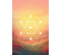Merkaba Lined Notebook: Sacred Geometry Reflexion Journal / Alchemy Planner / Witchcraft Diary