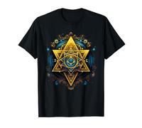 Merkaba Star Tetrahedron Lightworker Sacred Geometry T-Shirt