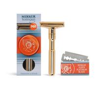Merkur Futur Oro Safety Razor, Gold, 1 Unit (Pack of 1)