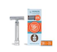 Merkur Slant Razor, Short Handle, Treatment Suitable for Regular Use, Suitable for Anyone Who Wants to Simplify Their Routine Suitable for Continuous Use Throughout the Year Perfect
