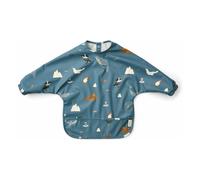 Merle bib with sleeves Arctic Sea/Ocean view one size