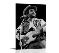 Merle Haggard 3 Poster for Bedroom Canvas Art Picture Print Room Wall Art Decor Posters 12x18inch(30x45cm) Frame-Style
