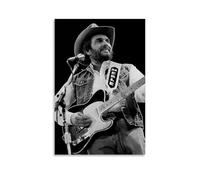 Merle Haggard 3 Poster for Bedroom Canvas Art Picture Print Room Wall Art Decor Posters 20x30inch(50x75cm) Unframe-Style