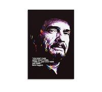 Merle Haggard Canvas Poster Print Photo Art Painting Canvas Poster Home Modern Decor Posters 20x30inch(50x75cm)