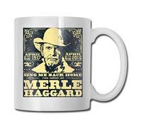 Merle Haggard Coffee Mug Ceramic Cup 11 Oz Gift For Men And Women Who Love Mugs