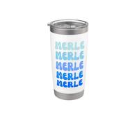 Merle Name Minimalist Design Stainless Steel Insulated Tumbler