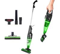 Merlin 2-in-1 Pro Vacuum Cleaner (Green) | Corded, 850W Powerful Suction, Multiple Attachments | Lightweight Upright & Handheld Hoover for Carpet, Hard Floors, Pet Hairs & Cars