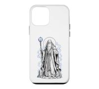 Merlin Arthurian Wizard Sacred Magic Fantasy Line Art Case for iPhone 12 mini