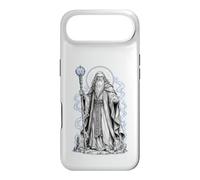 Merlin Arthurian Wizard Sacred Magic Fantasy Line Art Case for iPhone Air