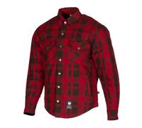 Merlin Axe Hydro Waterproof Moto Motorcycle Motorbike Aramid Riding Shirt Red