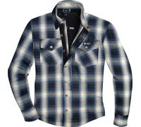 Merlin Axe Motorcycle Shirt, white-blue, size 2XL for Men