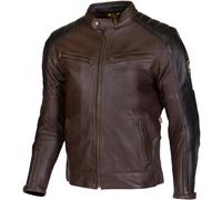 Merlin Chase II D3O Motorcycle Leather Jacket, black-brown, size 46 for Men