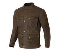 Merlin Edale II D3O Cotec Wax Waterproof Motorcycle Motorbike Jacket Black Olive