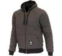 Merlin Hamlin Hydro waterproof Motorcycle Zip Hoodie, grey, size S for Men