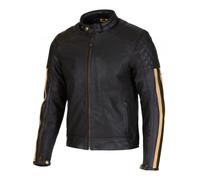 Merlin Icon D3O Leather Motorcycle Jacket CE Bike Black Brown Gold