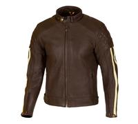 Merlin Icon D3O Leather Motorcycle Jacket CE Bike Black Brown Gold
