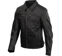 Merlin Kingsbury D3O Motorcycle Leather Jacket, black, size M for Men