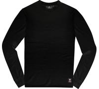 Merlin Kingsley Waffle Knit Longsleeve Shirt, black, size S for Men
