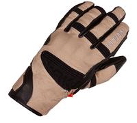 Merlin Mahala D3O WP Explorer Waterproof Motorbike Leather Gloves - Sand