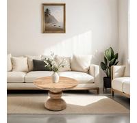 Merlin Mango Wood Round Coffee Table