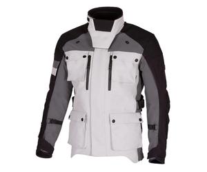 Merlin Men's Solitude Ice Grey Black D3O Laminated Motorcycle Jacket New