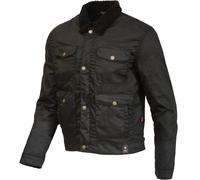 Merlin Millington D3O Motorcycle Waxed Jacket, black, size 4XL for Men
