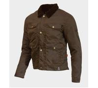 Merlin Millington D3O Borg Olive Waxed Cotton Motorcycle Jacket New