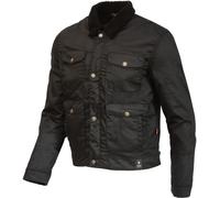 Merlin Millington D3O Motorcycle Waxed Jacket, black, size M for Men
