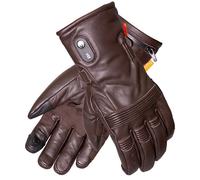 MERLIN MINWORTH II DARK BROWN LEATHER HEATED WATERPROOF MOTORCYCLE BIKE GLOVES