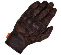 Merlin Shenstone D3O Leather Mesh Motorcycle Motorbike Gloves - Brown
