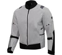 Merlin Taos Air Mesh Stretch Motorcycle Textile Jacket, light grey/black, size 3XL