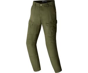 Merlin Warren D3O Cargo Motorcycle Jeans, green, size 34 for Men