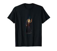 Merlin Wizard, Sorcerer of Camelot, Avalon Magic Legend T-Shirt