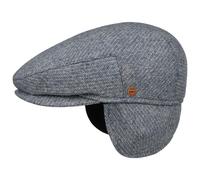 Merlino Check Flat Cap with Ear Flaps by Mayser