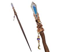 Merlin's Realm Lunar Prism Oak Magic Wand