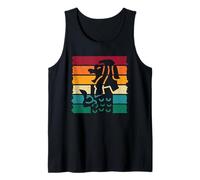 Merlion Vintage Sunset Design Tank Top