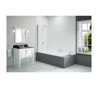 Merlyn 800x1500mm Single Curved Bath Screen