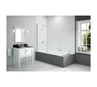 Merlyn 800x1500mm Single Fixed Square Bath Screen