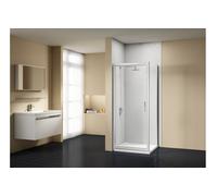 Merlyn Vivid Sublime Infold Side Panel 800mm - Clear/Polished Chrome