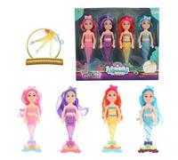 Mermaid 05878A S Set with 4 dolls 15 cm sisters' No aplica Dolls & A (US IMPORT)