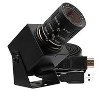 Mermaid 4K USB HDMI Camera with 3.6-10 mm Manual Lens, Optical Zoom Webcam Close-up PC Camera H.264 30FPS Industrial Camera for Computer, Laptop, TV, Monitor, Projector