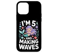 Mermaid 5th Birthday Cute Five Years Old Case for iPhone 12 mini